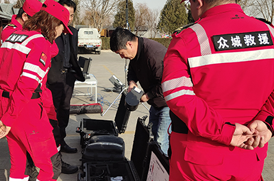 天眼2號三斷應(yīng)急救援指揮系統(tǒng)寧夏應(yīng)急救援項(xiàng)目驗(yàn)收現(xiàn)場